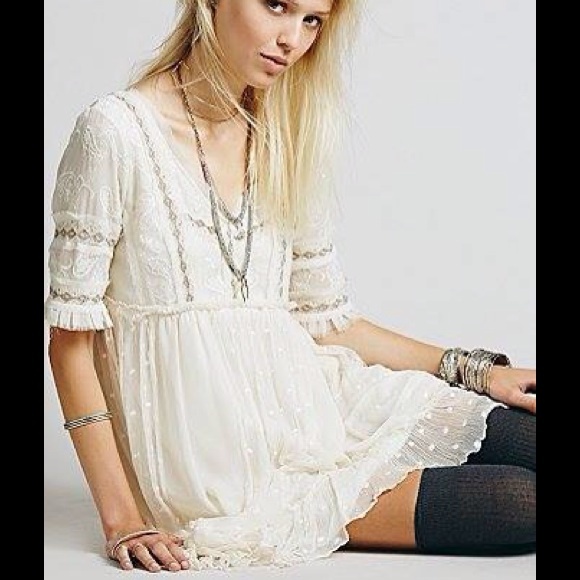 Free People LITTLE DOT MINI DRESS