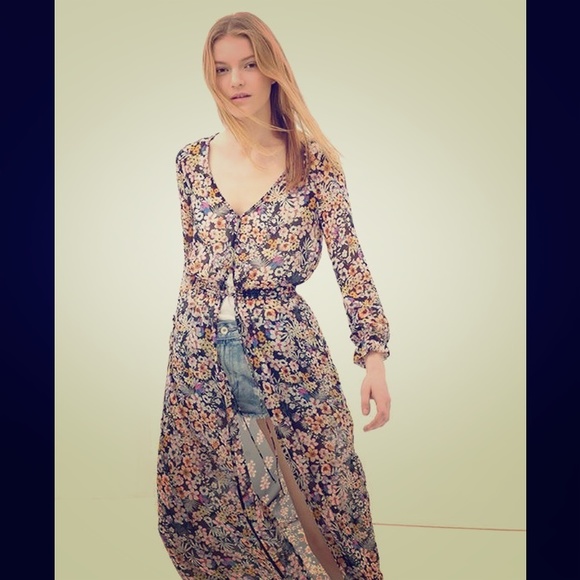Zara Floral Maxi Dress