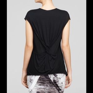 Helmut Lang Slack jersey twist back top sz S small