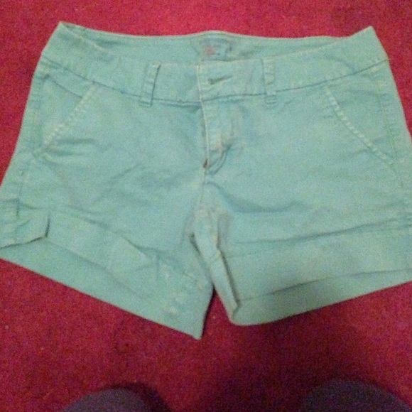 Dark turquoise shorts