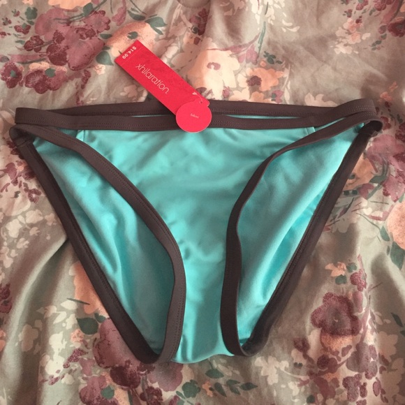 Blue swimsuit bottom