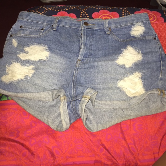 Denim - High waist forever 21 shorts