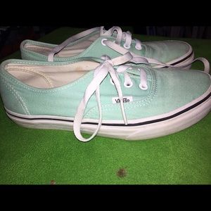 Mint green vans 7