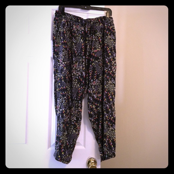 Printed jogger pants