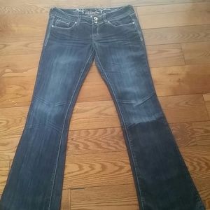 Skinny boot cut jeans