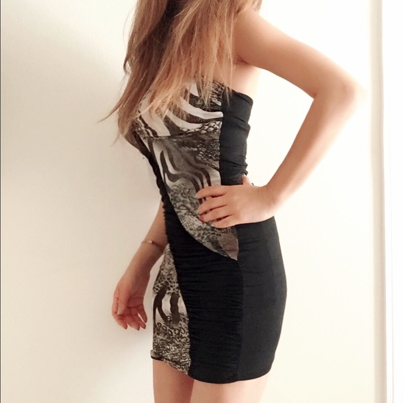 Zebra print Cocktail dress