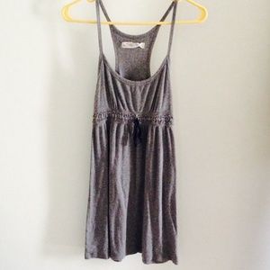 Grey with Blue Belt Hollister Dress