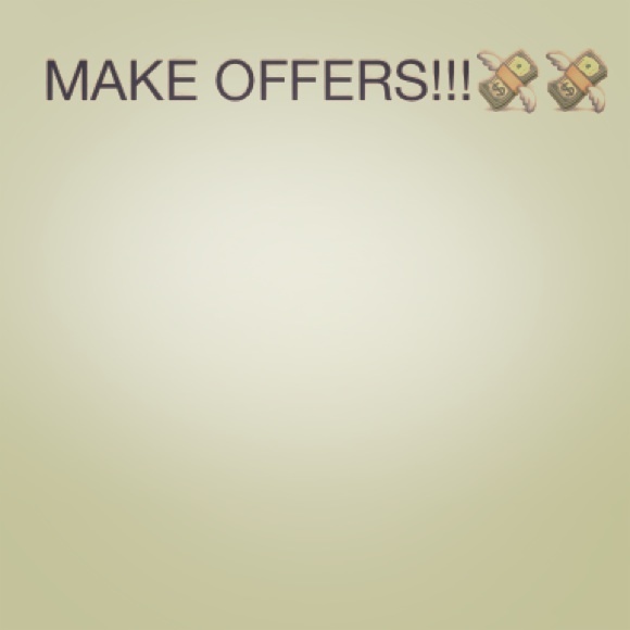 PUT DOWN YOUR PRICE!