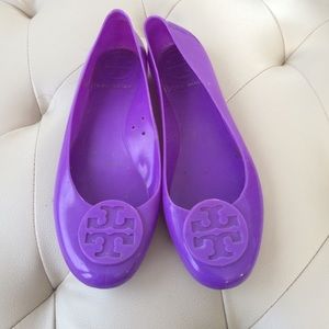 Tory burch "reva" jelly flat