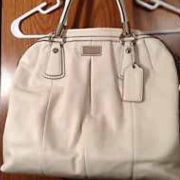 Coach Kristin pleated leather satchel up for trade