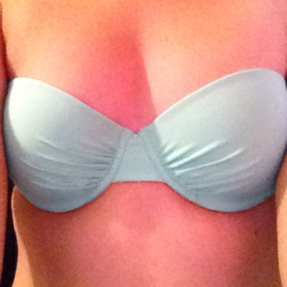 Mint bathing suit top