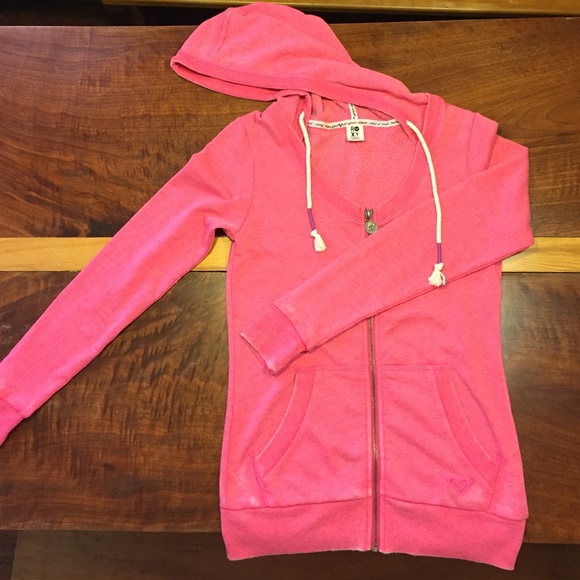 Roxy Hooded Zip-Up Sweatshirt