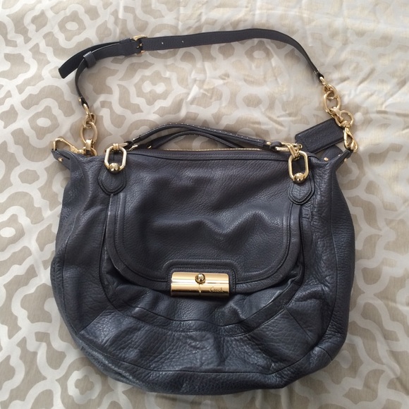 Coach leather bag - Picture 1 of 4