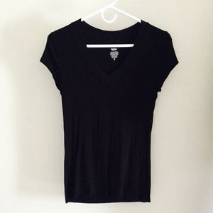 Black V-neck
