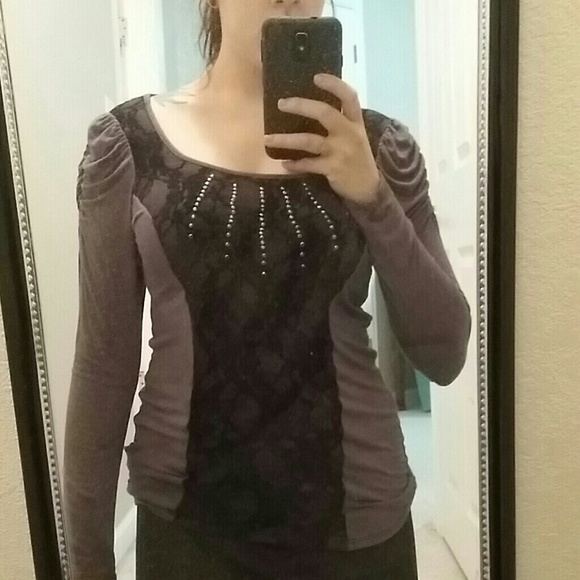 Black and Grey miss match shirt