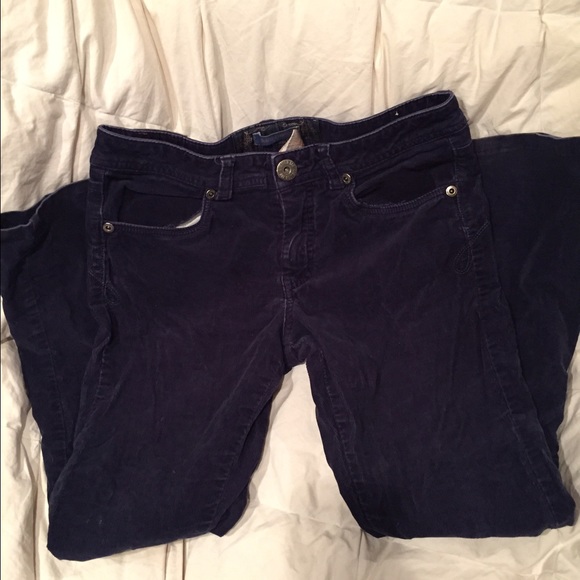 Navy Blue Corduroy Jeans Size 5/6