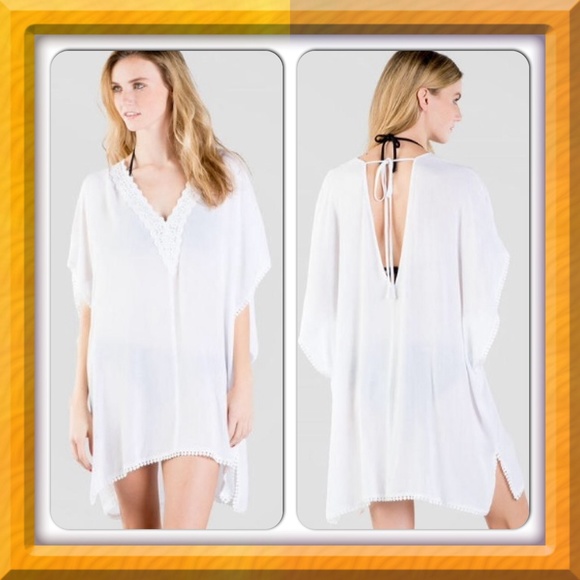 The Cancun Other - White Cotton Beach Cover Up