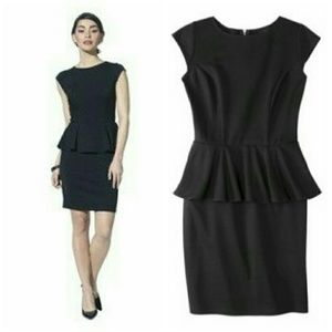Mossimo Black Peplum Dress