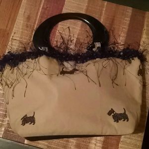 NEW SALE NWOT.  LOCALLY MADE SCOTTY HANDBAG