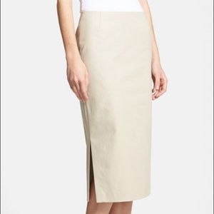 Lafayette 148 'Dayna' Stretch Cotton Skirt Size 2