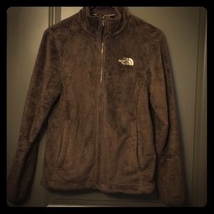 ✨SOLD✨Furry Brown North Face Jacket