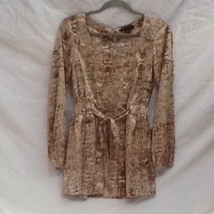 Snakeskin Print Tunic