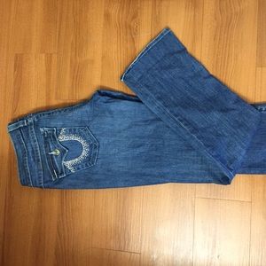 True Religion studded pocket jeans