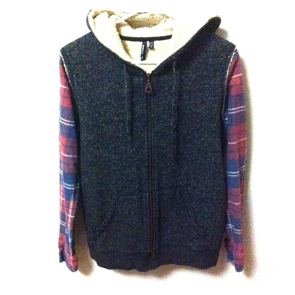 O'Neill Flannel Sleeved Speckled Hoodie