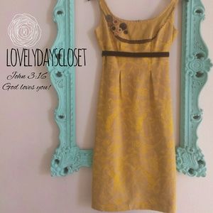 Anthropologie Damask midi