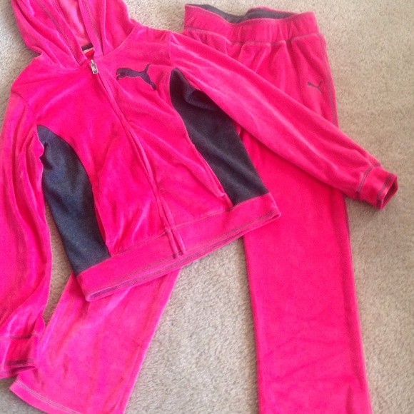 Puma Sweat Suit Girls L