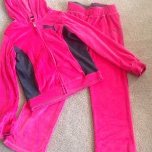 Puma Sweat Suit Girls L