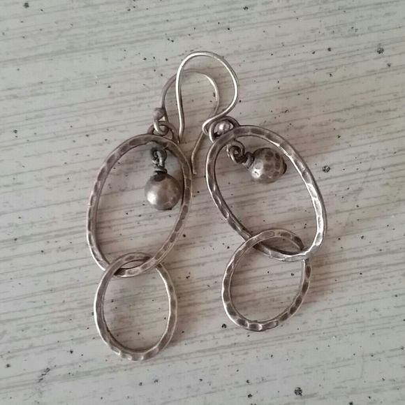 Hammered silpada earrings