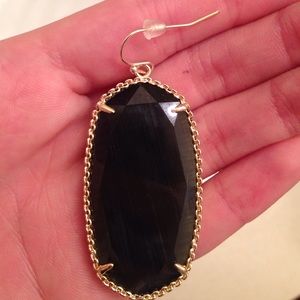 Kendra Scott Deily black earrings Danielle sized