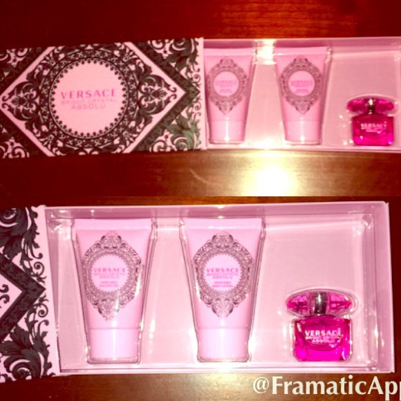 Mini versace bright crystal set