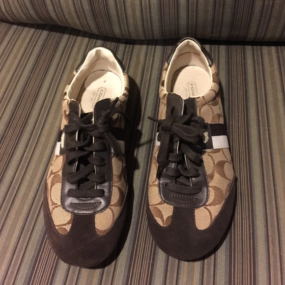 V-Day Sale 🎉Brown Coach Sneakers