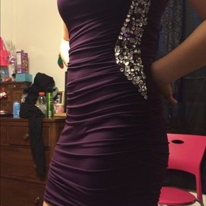 Purple beautiful dress