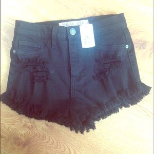 High waisted shorts