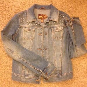 NWOT studded Hollister denim jacket