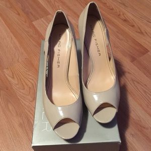 Marc Fisher 5" Tan High Heels Marc Fisher