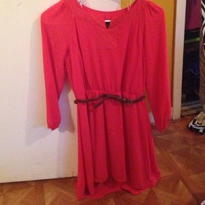 Peach dress