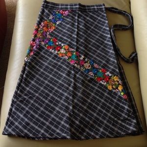 [hold for bwilson2013] Cotton wraparound skirt