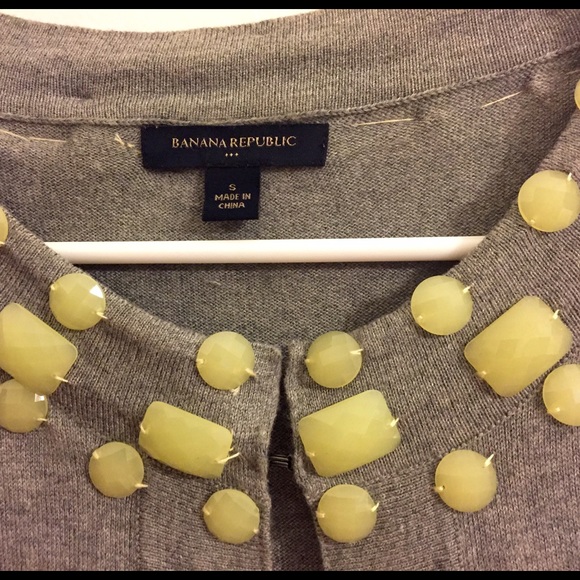Banana Republic Jeweled Cardigan - Picture 3 of 4