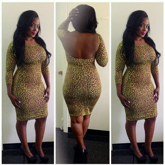 Animal  print dress