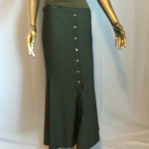 Long stretch maxi skirt