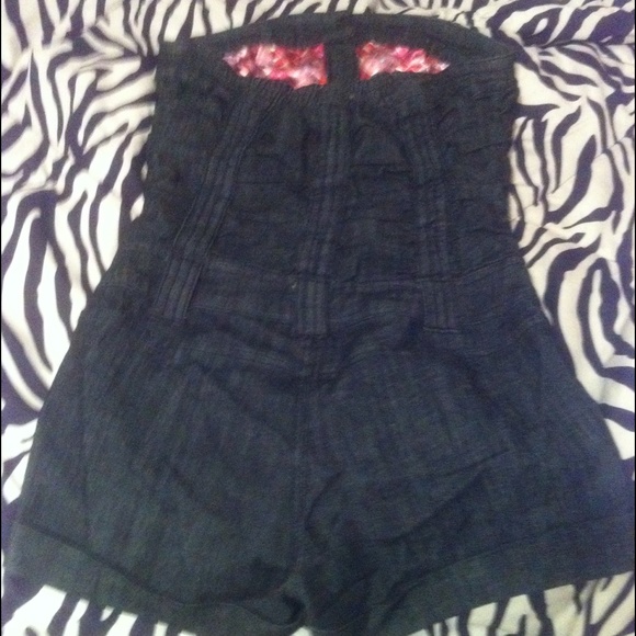 Blue jean romper - Picture 2 of 2