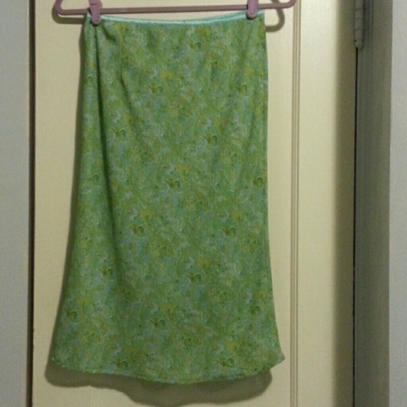 Cute Paisley green skirt