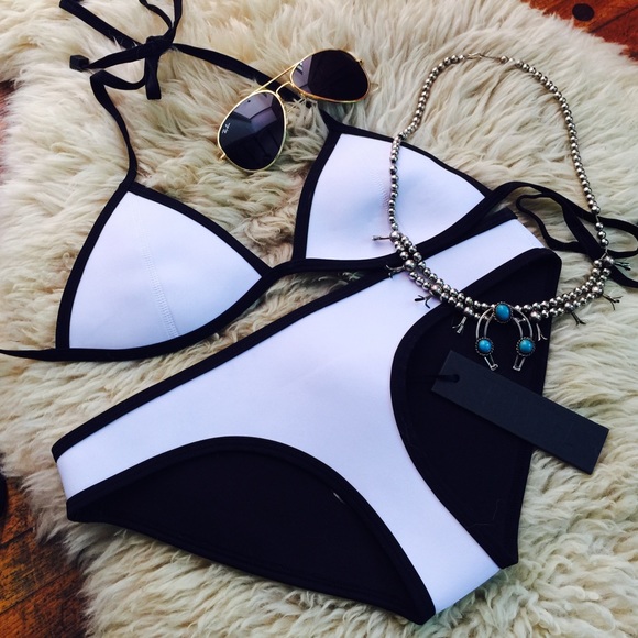triangl swimwear Other - NWT Triangl Indiana Ice Optic White Chloe Bikini