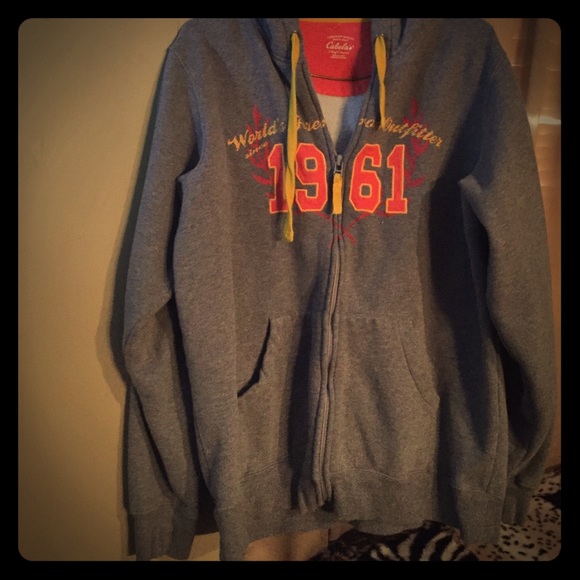 Cabelas full zip hoodie, size large