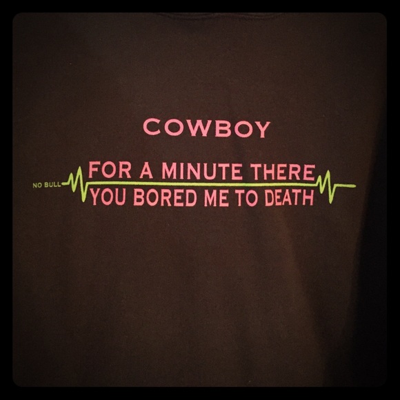 Cowboy hoodie. Excellent condition