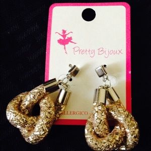 Adorable Sparkly Earrings from Italy🇮🇹😘😍